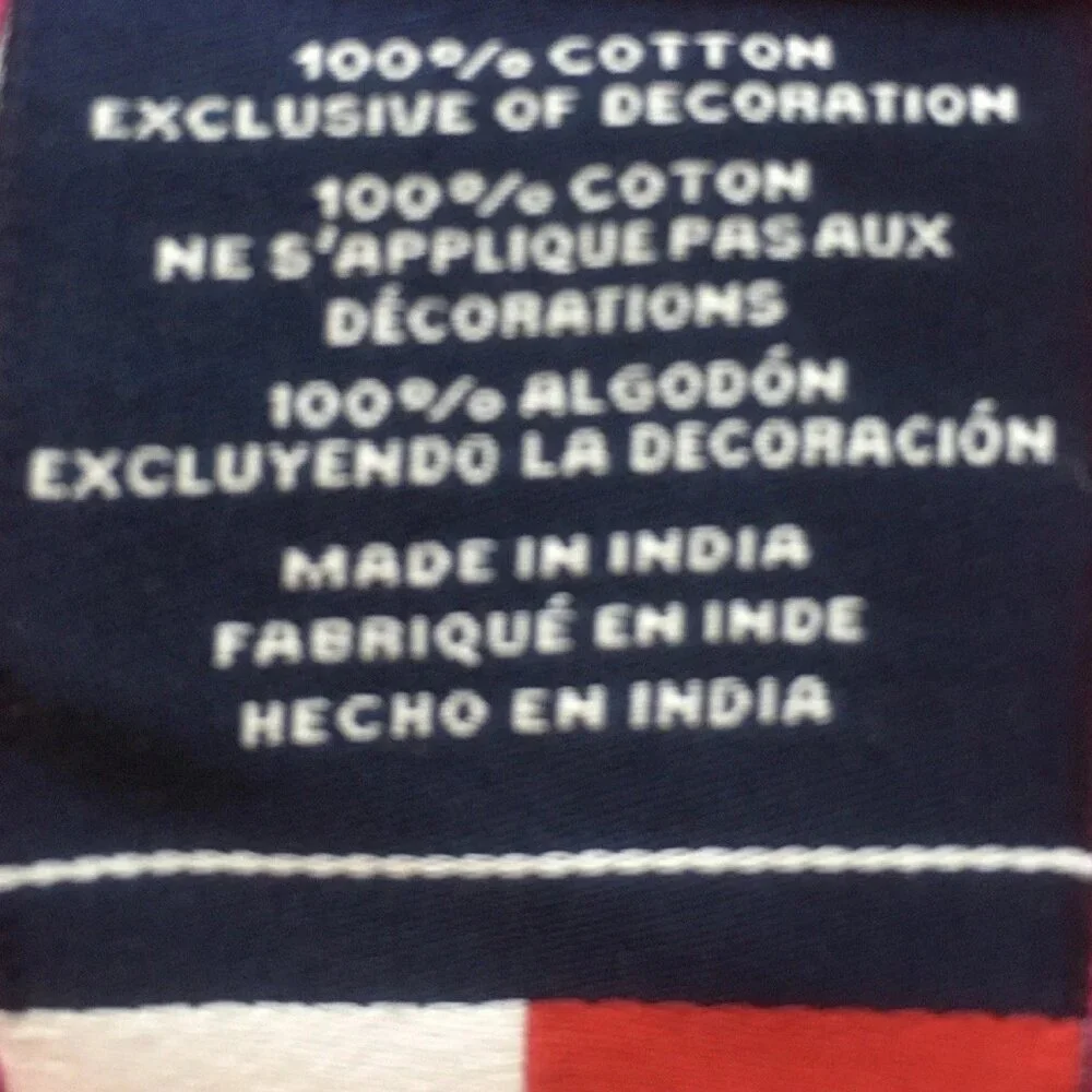 new 6-piece SWEDISH BLUE Tommy Hilfiger Modern American 100% Cotton Towel Set